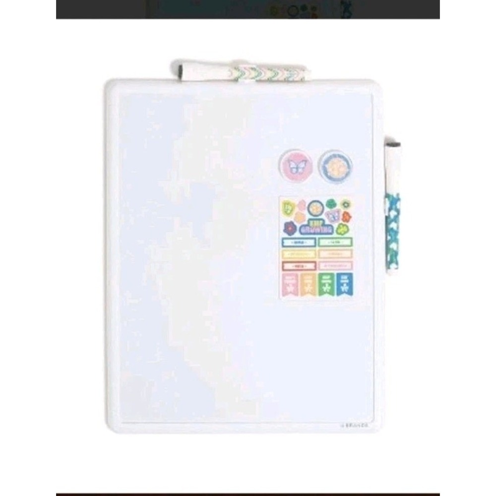 U Brands 11x14 Contempo Value Pack Butterfly Disco Magnetic Dry Erase Board s15